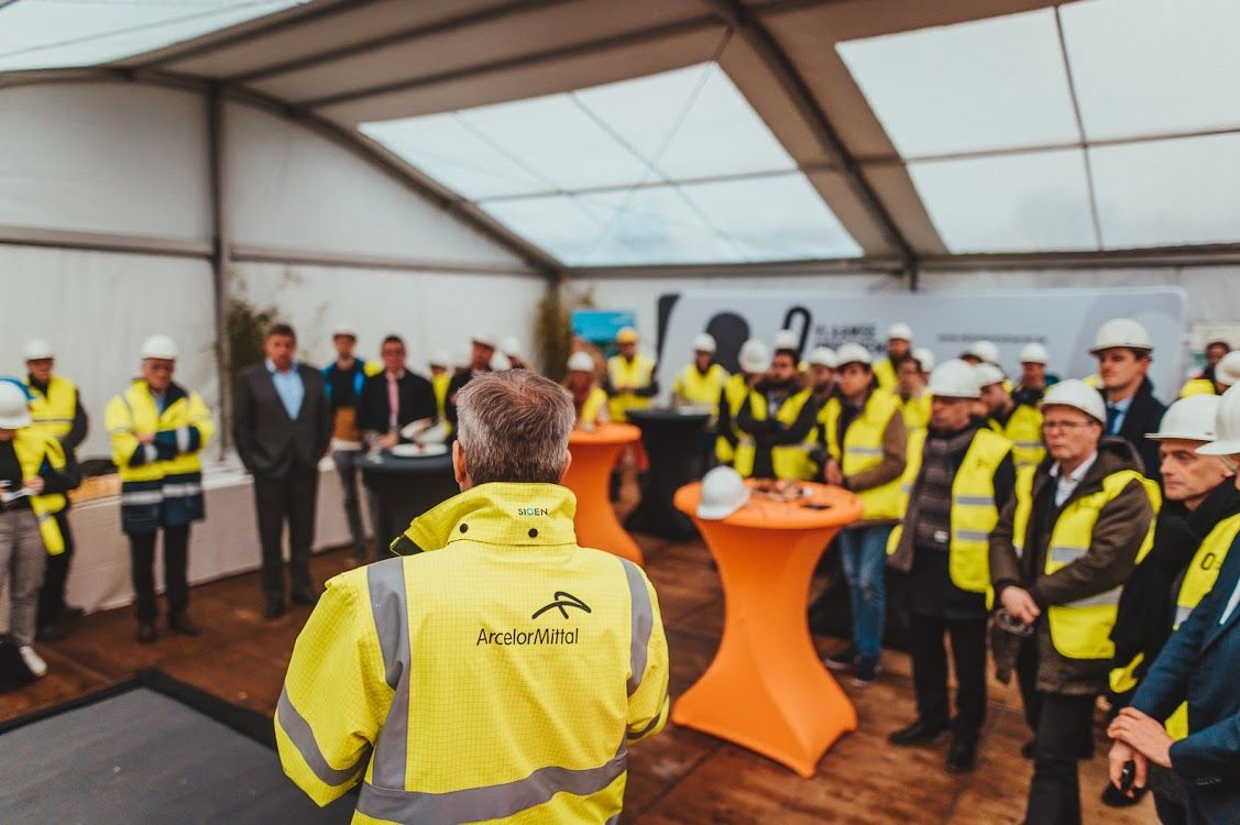 Duurzaamheidstournee van de Vlaamse Ondernemers bij ArcelorMittal Gent