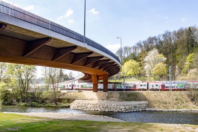 Reconstruction  du Pont Patton en acier auto-patinable (‘corten’)