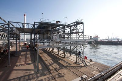 Jetty voor Vopak in Antwerpen